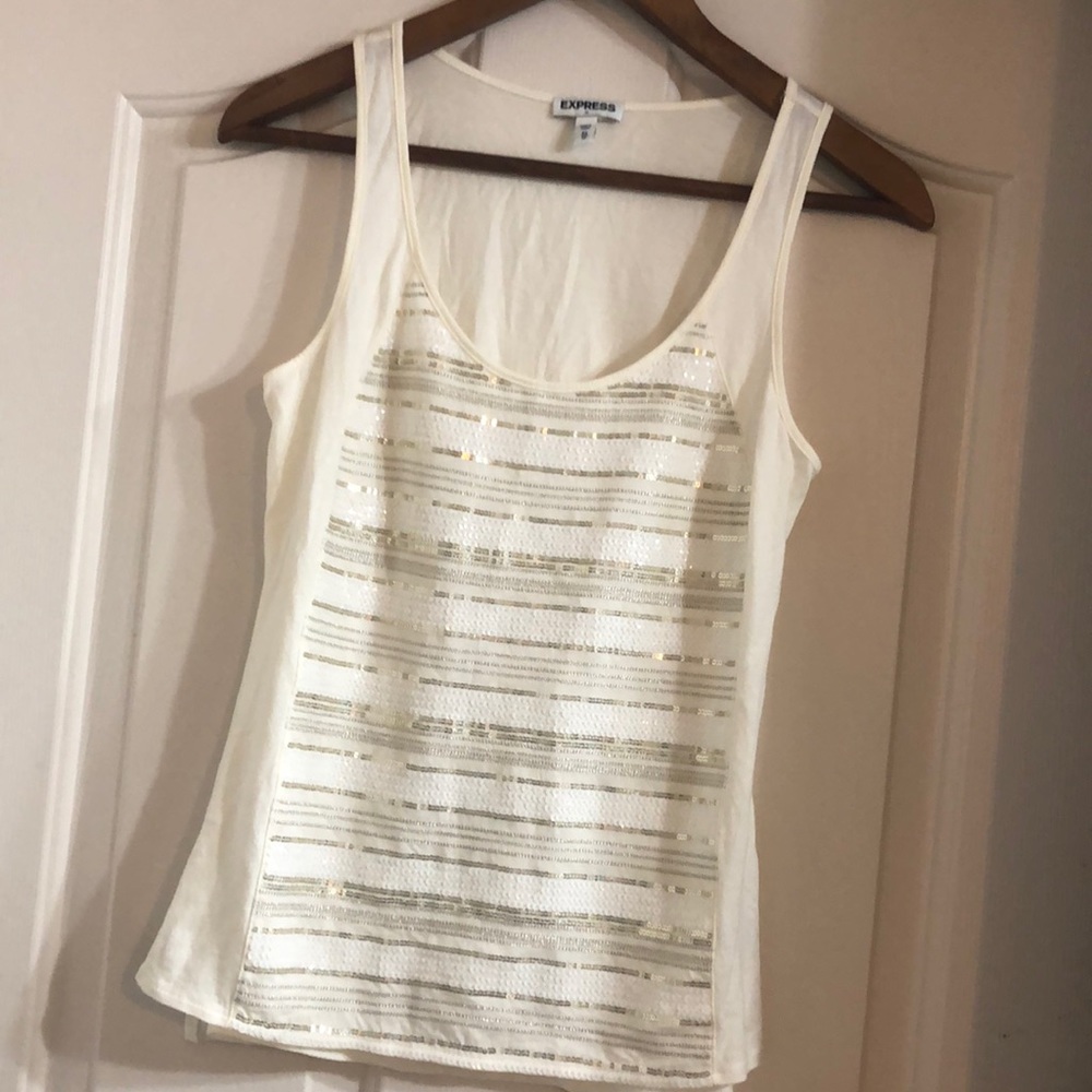 Express Women’s Sequin Tank Top Size XS